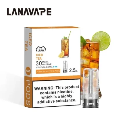 電子煙煙彈 LANA一代透明菸彈 冰紅茶
