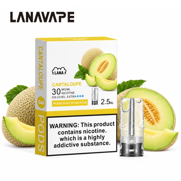 電子煙煙彈 LANA一代透明菸彈 哈蜜瓜