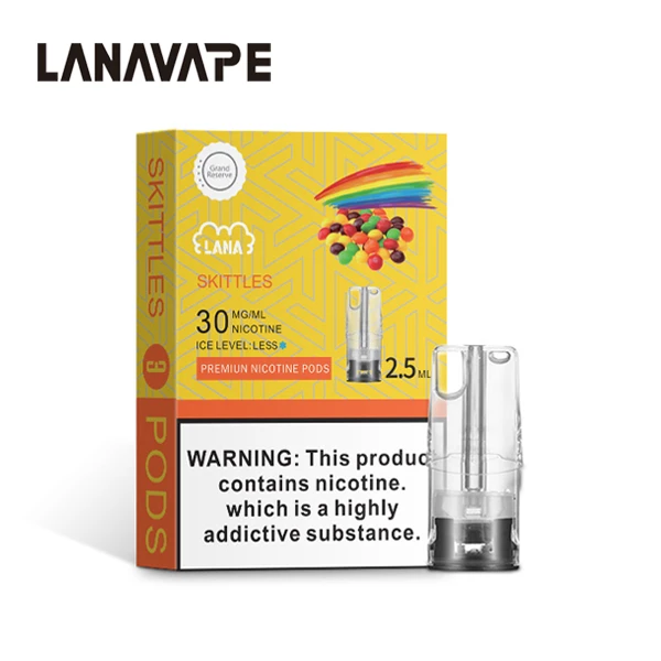 電子煙煙彈 LANA一代透明菸彈 彩虹糖