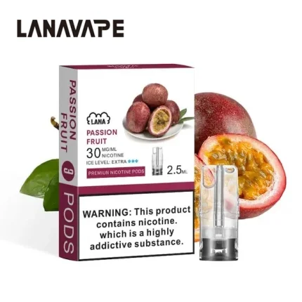 電子煙煙彈 LANA一代透明菸彈 百香果