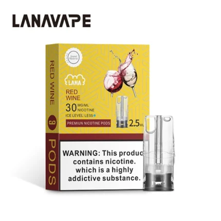 紅酒冰｜LANA/拉納 一代透明煙彈 2.5ml/顆 3顆/盒