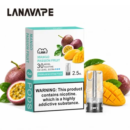 電子煙煙彈 LANA一代透明菸彈 芒果百香果