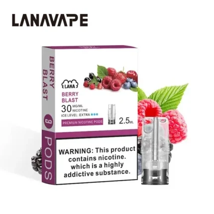 電子煙煙彈 LANA一代透明菸彈 莓果