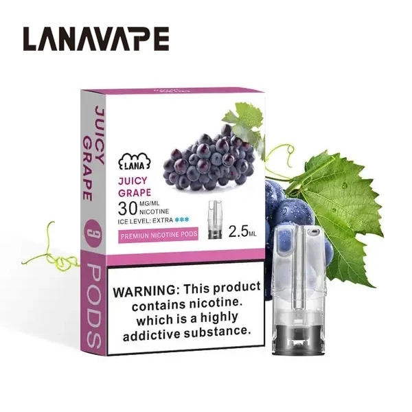 電子煙煙彈 LANA一代透明菸彈 葡萄