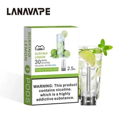 電子煙煙彈 LANA一代透明菸彈 雪碧