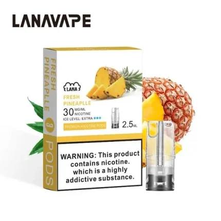 電子煙煙彈 LANA一代透明菸彈 鳳梨